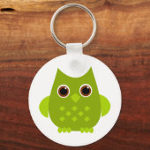 Groene Owl Sleutelhanger (Voorkant)