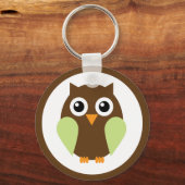 Groene Owl Sleutelhanger (Voorkant)