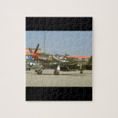 Groene P51 Mustang, LinkerSide_WII Planes Legpuzzel (Verticaal)