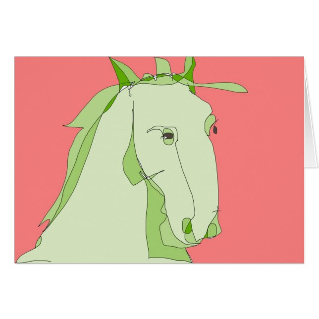 Groene paarden (Voorkant Horizontaal)