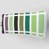 Groene Paarse Black Hues Golfheadcover (Voorkant)