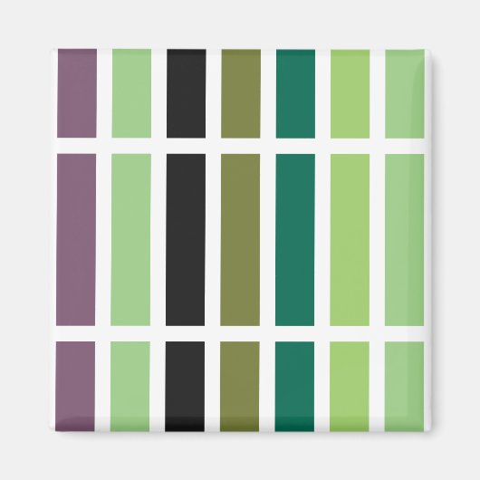 Groene Paarse Black Hues Magneet (Voorkant)