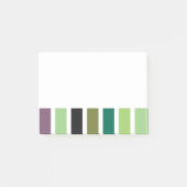Groene Paarse Black Hues Post-it® Notes (Voorkant)