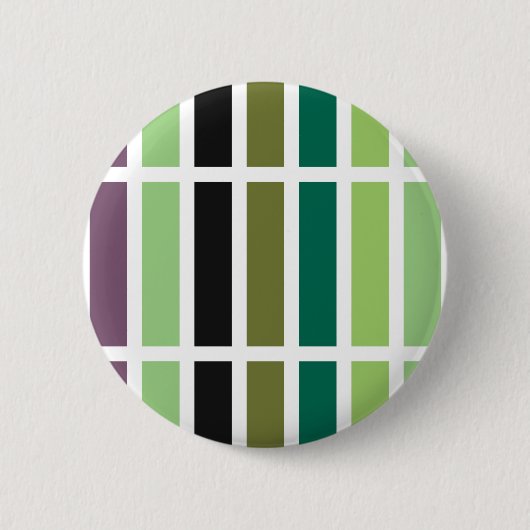 Groene Paarse Black Hues Ronde Button 5,7 Cm (Voorkant)