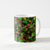 Groene Paarse Dot 11oz Mok (Voorkant rechts)