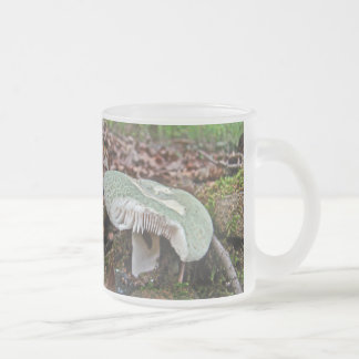 Groene paddenstoel - Russula crusosa Matglas Koffiemok