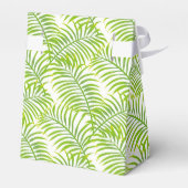 Groene Palm Flamingo geschenkdoos Bedankdoosjes (Achterkant)
