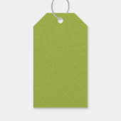 Groene palm laat regenwoud Patroondag Cadeaulabel (Achterkant)