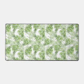 Groene palmbladeren bureaumat (Voorkant)