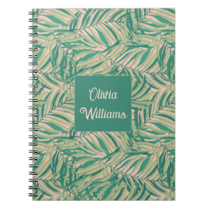 Groene Palmbladeren Esthetiek Notitieboek