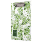 Groene palmbladeren | Monogram Klembord (Links)