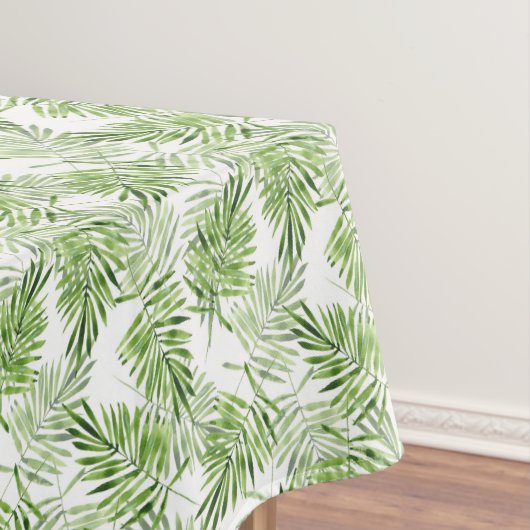 Groene palmbladeren tafelkleed (Voorbeeld)