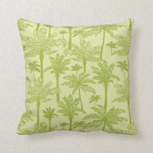 Groene Palmbomen Patroon Kussen