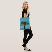 Groene palmboom draagtas (Op model)