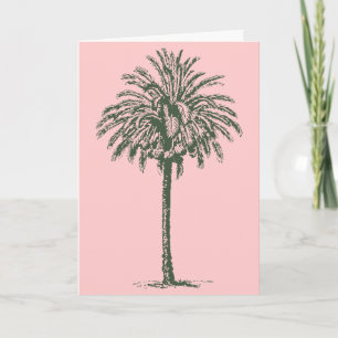 Groene palmboom kaart