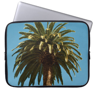 Groene palmboom overdag laptop sleeve