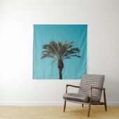 Groene palmboom wandkleed (In situ)
