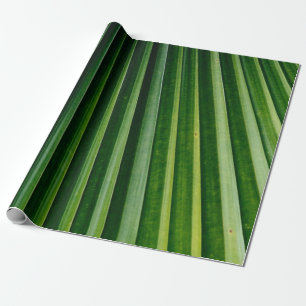 Groene palmoverbladeren cadeaupapier