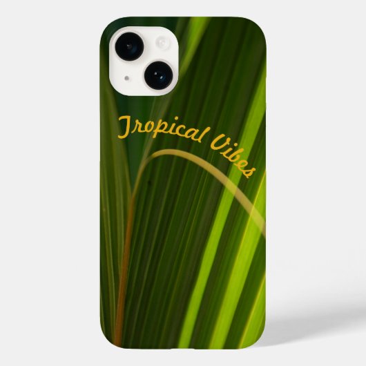 Groene palmvaten Abstract Case-Mate iPhone Case (Achterkant)