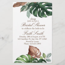 Groene Pampas Grass Floral Bridal Shower