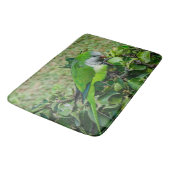 Groene papegaai badmat (Gekanteld)