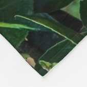 Groene papegaai fleece deken (Hoek)