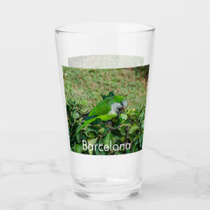 Groene papegaai glas