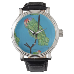 groene papegaai horloge