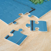 groene papegaai legpuzzel (Zijkant)