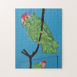 groene papegaai legpuzzel