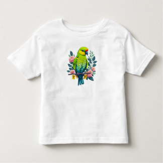 Groene papegaai T-shirt