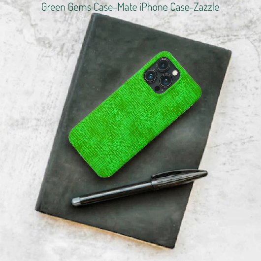 Groene Pareltjes Case-Mate iPhone Case
