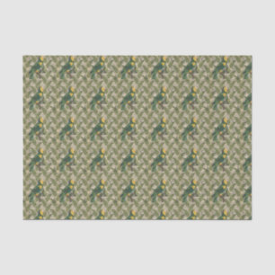  Groene Parrot Tissuepapier