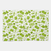 Groene Pasen Theedoek (Horizontaal)