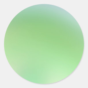 Groene pastei aangepaste rendy Classic Round Stick Ronde Sticker