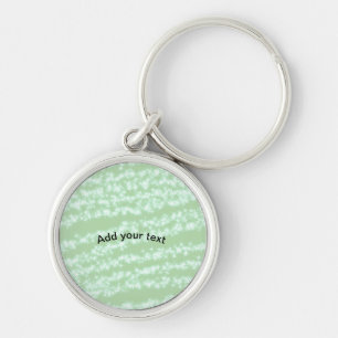 Groene pastel glitters glans naam tekst boho retro sleutelhanger