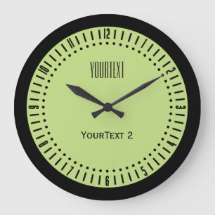 Groene pastolaire lentkleur voor persoonlijk gebru grote klok