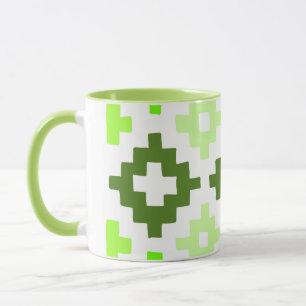 Groene Patroon Mok