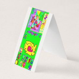 Groene patroonkaart geen bericht aan beide zijden  kaart