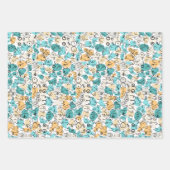 groene patroonplaten voor papieronmiddellijke verp inpakpapier vel (Voorkant 2)