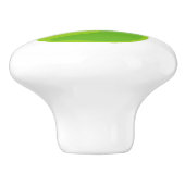 Groene peer tekening aangepaste keramische trekkno keramische knop (Zijkant)