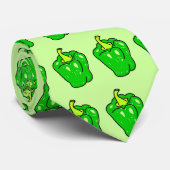 groene peper stropdas (Opgerold)