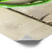 Groene pepers poster (Hoek)