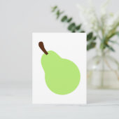 Groene peren briefkaart (Staand voorkant)