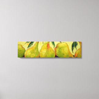 Groene Peren Galerij Wrap Canvas Print