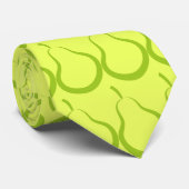 Groene peren, groene peren, groene peren, groene p stropdas (Opgerold)