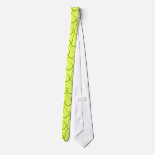 Groene peren, groene peren, groene peren, groene p stropdas (Achterkant)