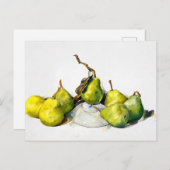 Groene peren van Charles Demuth Briefkaart (Voorkant / Achterkant)