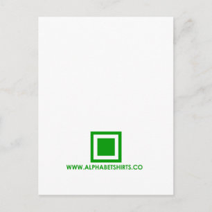 Groene periode briefkaart