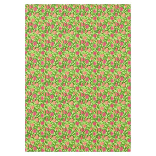 groene perziken tafelkleed (Voorkant)